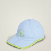 キャップ Stella Mccartney Blu Cotton Baseball Cap Stella McCartney slogan-print Cap | Blue | FARFETCH