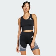 Train Essentials 3-Stripes Crop Tank Top