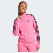 Adidas Pink Track Jacket Size Girl's 5 | eBay