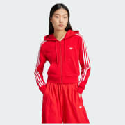 adidas Adilenium Season 3 Short Full-Zip Hoodie Washed - Red