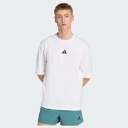 adidas OVERSIZE TEE - White | Free Shipping with adiClub
