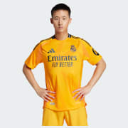 adidas Koszulka Real Madrid 24/25 Away Authentic - Pomarańczowy