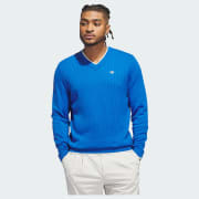 adidas Originals Cashmere Knit Sweater - Blue | Free Shipping with
