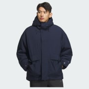 adidas TEAM ADIDAS フード付きパーカー オーバーサイズ L adidas（アディダス）の「オーバーサイズ パーカー / アディダス
