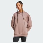 adidas Essentials Fleece Long Oversized Crew Sweatshirt