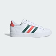 Cor do artigo: Cloud White / Collegiate Green / Preloved Scarlet