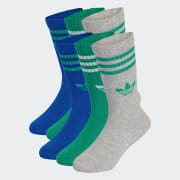 Couleur du produit : Medium Grey Heather / Royal Blue / Court Green