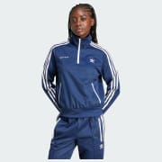adidas Sporty & Rich Half-Zip Track Jacket - Blue | Free