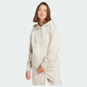 adidas ALL SZN Fleece Loose Hoodie - Beige | Free Shipping with