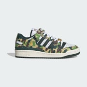 adidas Forum 84 BAPE Low Shoes - White | Free Shipping with
