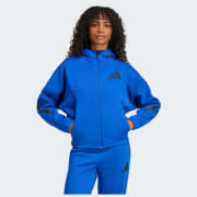 【2024春夏新色】 | Blue - Hoodie Full-Zip Z.N.E. Free adiClub with Shipping ウォーキング・ランニングウェア