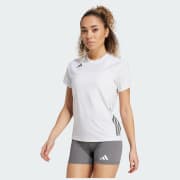 adidas HILO Short Sleeve Volleyball Jersey - White | Free