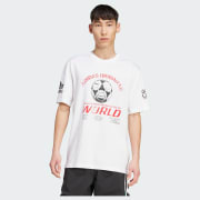 アディダス 90年代のサッカー グラフィック半袖Tシャツ
