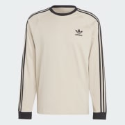 Beige adicolor Classics 3-Stripes Long Sleeve Tee | adidas