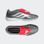 adidas PREDATOR PRO Fold-Over Tongue Turf Soccer Shoes - Grey