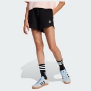 adidas Ribbed Shorts Kids - Black | Free Shipping with