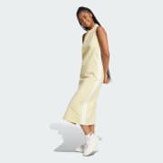 adidas Essentials 3-Stripes Long Racerback Dress - Yellow