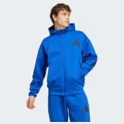 adidas Z.N.E. Full-Zip Kapüşonlu Üst - Mavi | adidas Türkiye