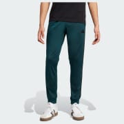 adidas 3-Stripes Tricot Regular Tapered Track Pants - Black