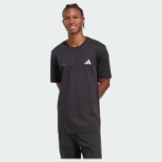 adidas Lens Power Of Three Hoop Graphic Tee - Black | Free