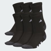 adidas Athletic Cushioned 6-Pack Crew Socks Kids
