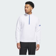 adidas Ultimate365 DWR Textured Quarter-Zip Pullover - White