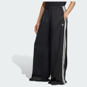 adidas Originals サテン ワイドレッグパンツ ラッフル スリー
