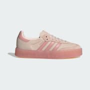 海外限定◆ adidas Sambae ◆ ホワイト × ピンクヒールタブ ◆ 海外限定◇ adidas Sambae ◇ ホワイト × ピンクヒールタブ
