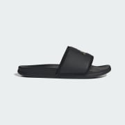 adidas Adilette Comfort Slides - Black | Free Shipping with