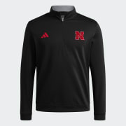 adidas Nebraska Cornhuskers Coaches Elevated Golf Quaterzip