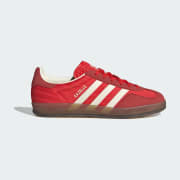 adidas Gazelle Indoor Shoes - Red | Free Shipping with