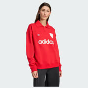 アディダス グラフィック サッカー スウェットシャツ - レッド