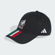 adidas Mexico 26 Baseball Cap With 3 Stripes - Black | Free