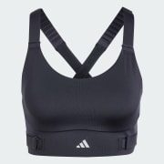 adidas FastImpact Luxe Run High-Support Bra - Black | adidas