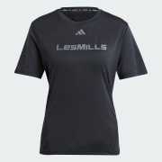 アディダス Les Mills グラフィック 半袖Tシャツ - ブラック
