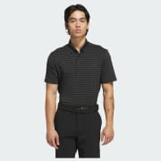 adidas Ultimate365 Stripe Polo Shirt - Black | Free Shipping