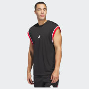 adidas Basketball All-World Sleeveless Tank Top - White