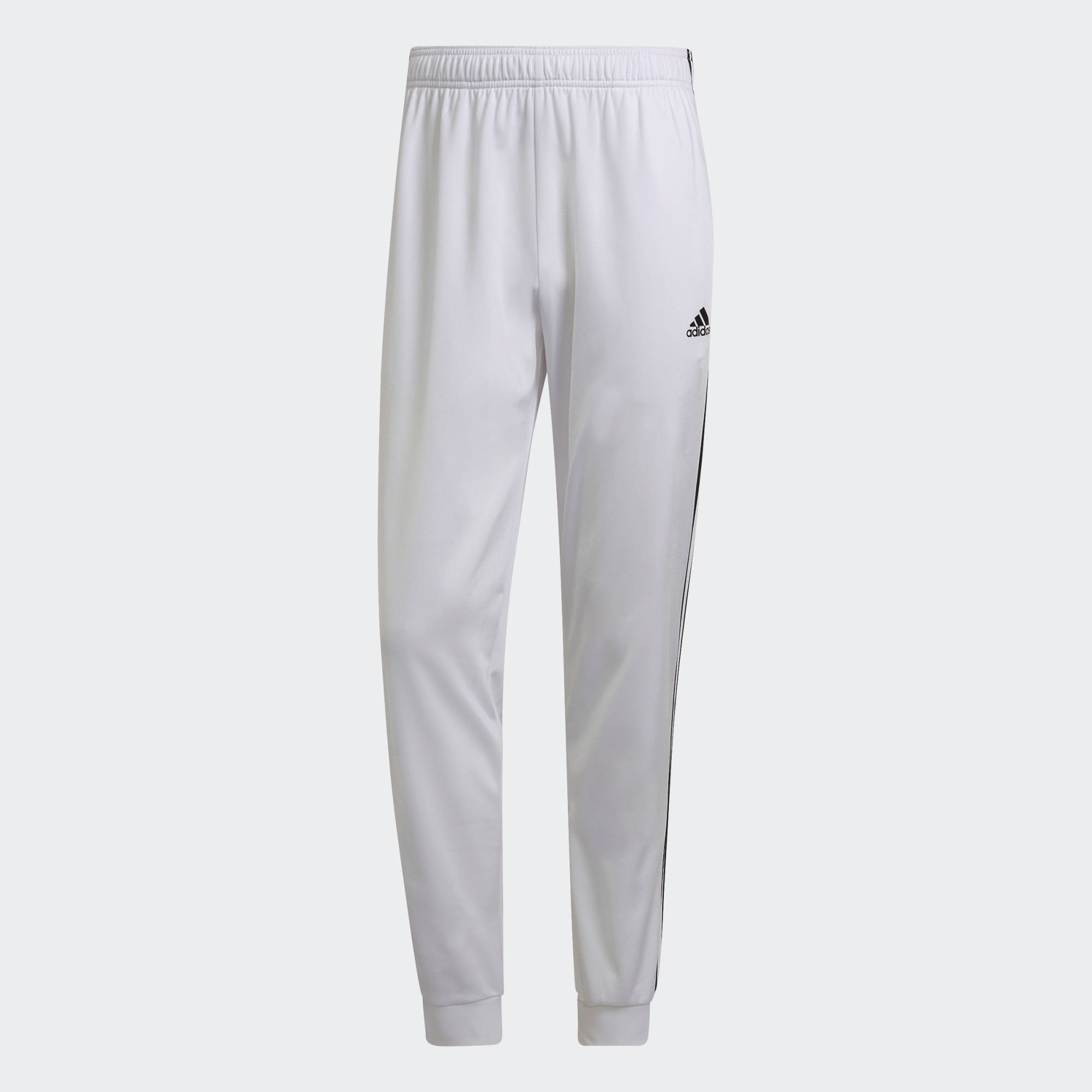 Essentials Warm-Up Tapered 3-Stripes Track Pants