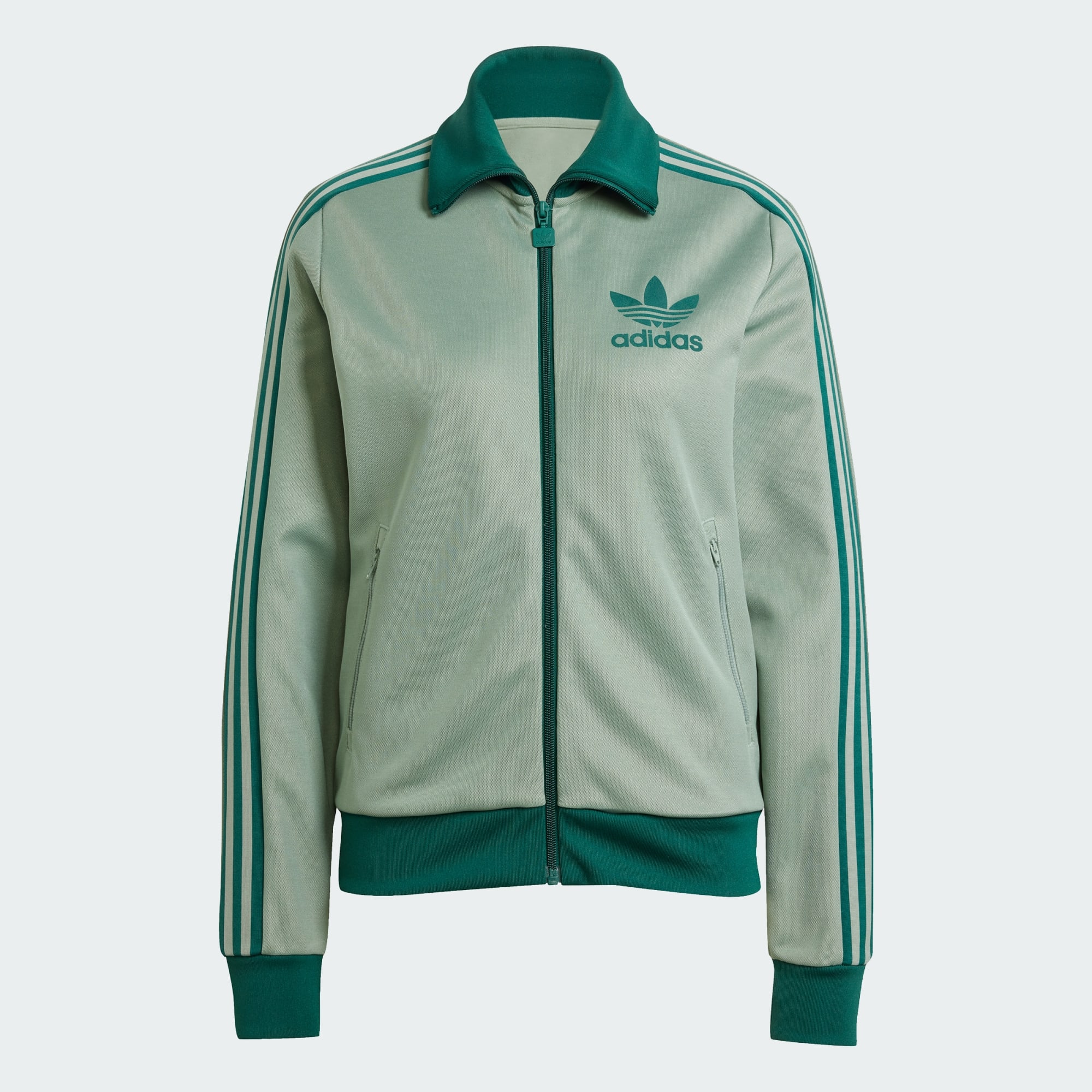 Track top Beckenbauer Verde JC5809 01 laydown