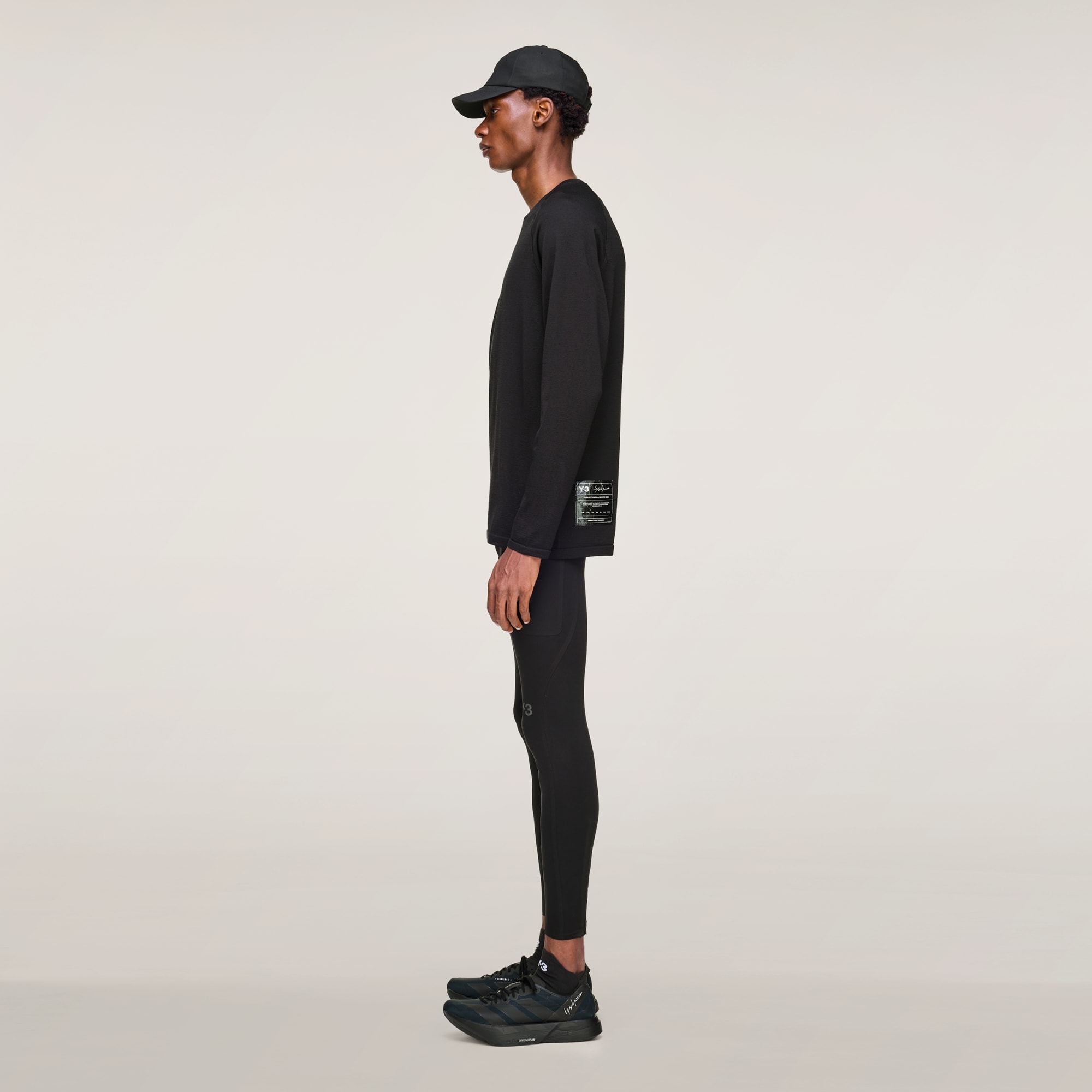 Y-3 Engineered Running Long Sleeve Tee