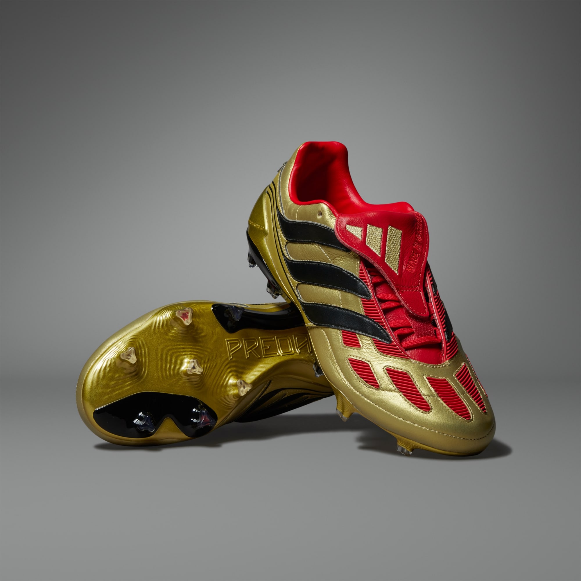 adidas Predator Precision ZZ Firm Ground Cleats - Gold | Free