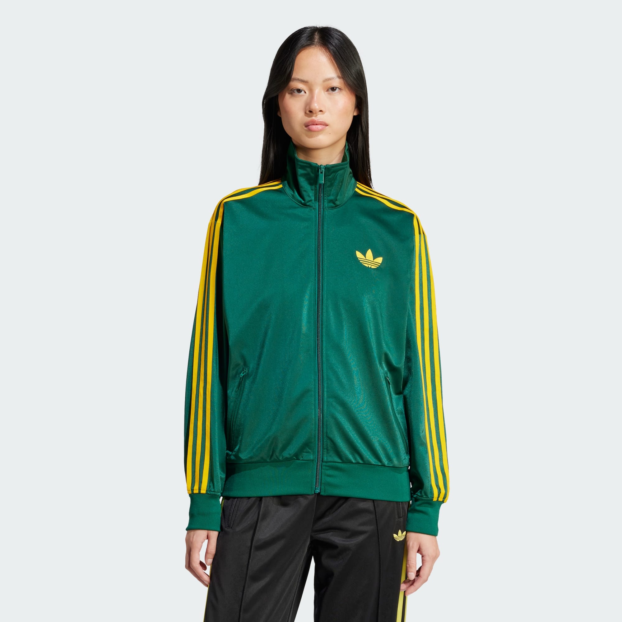 Track top adicolor Classic Firebird Loose Verde JP2299 21 model