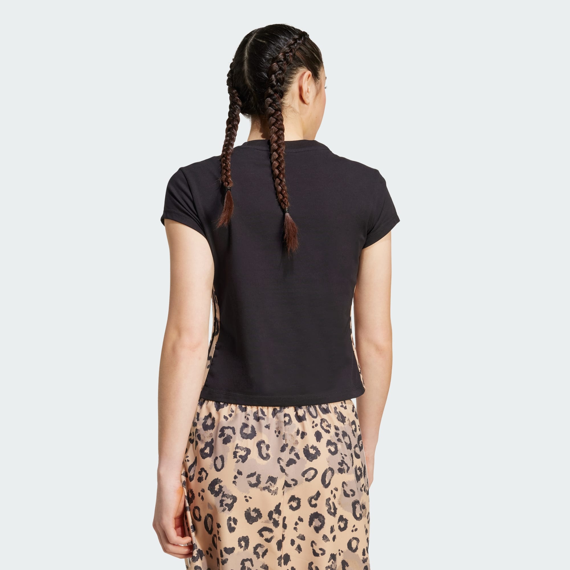 Animal Print 3-Stripes Tee