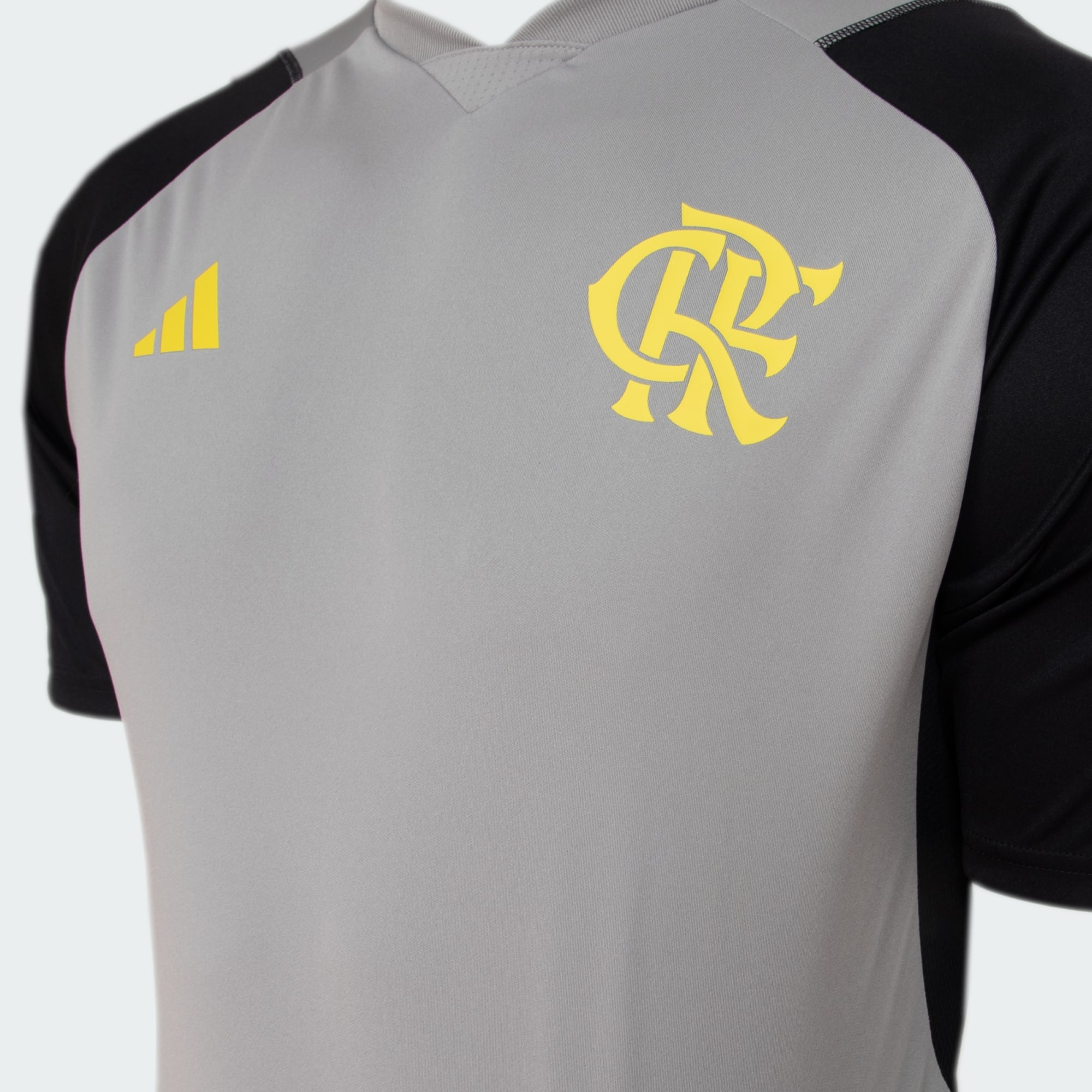 Camisa Treino Comissao Flamengo 24/25 - Cinza adidas | adidas Brasil