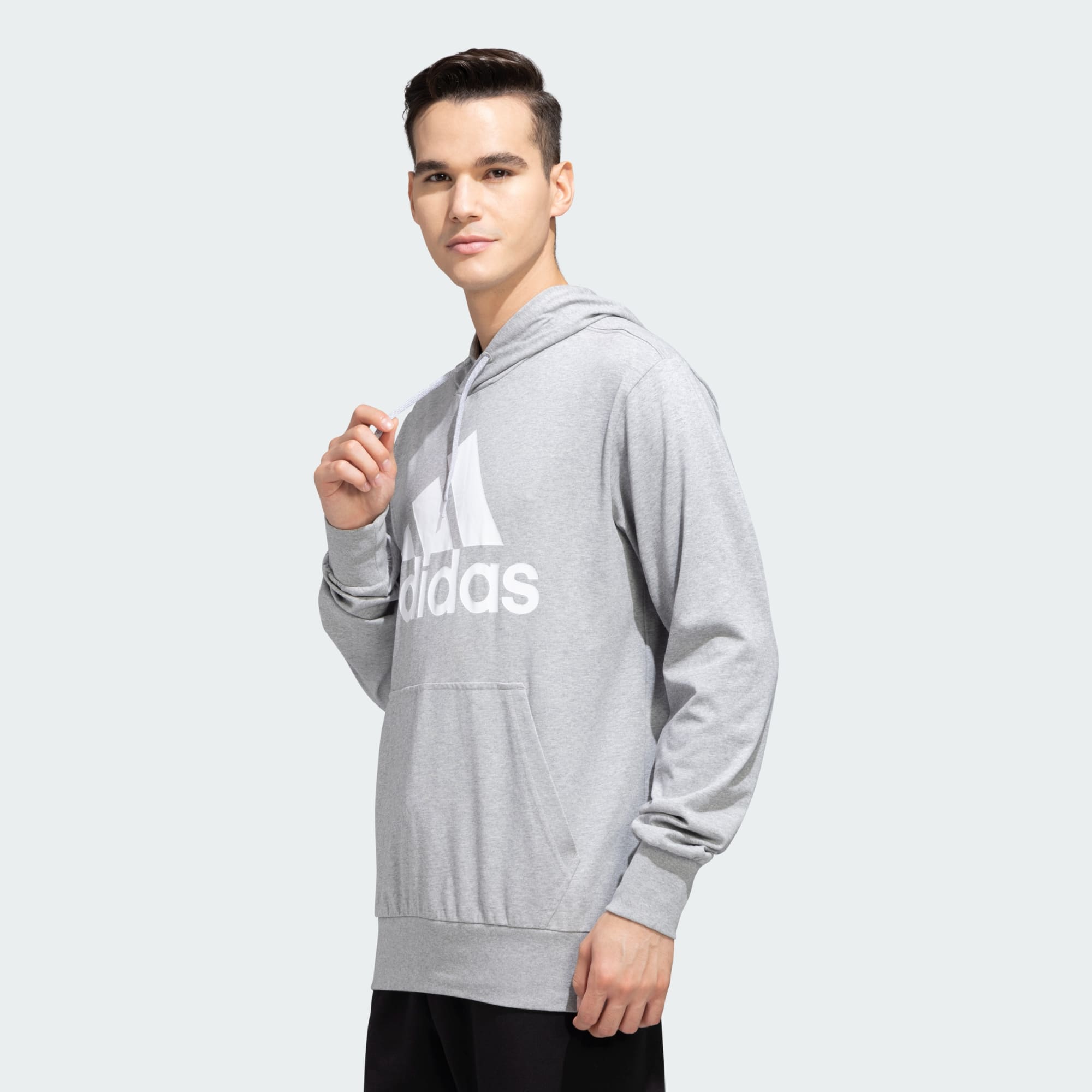 Bold Logo Single Jersey Hoodie