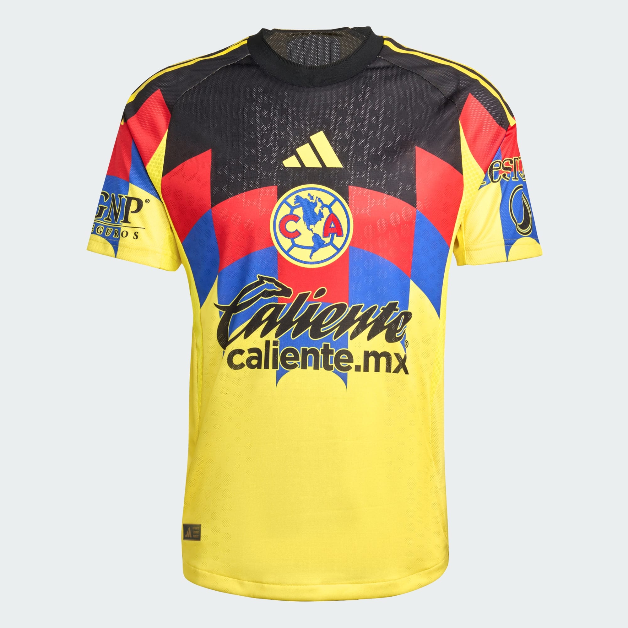 Flat lay of the front of the Club América 2025-26 Home Authentic Jersey.
