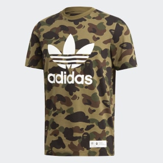 adidas olive green t shirt