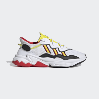 adidas ozweego white neon yellow