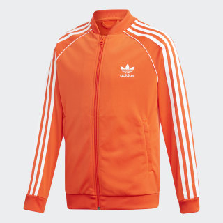 orange adidas tracksuit