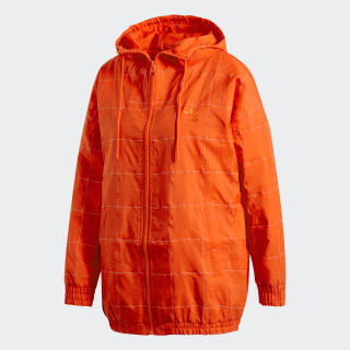 jaqueta corta vento adidas laranja